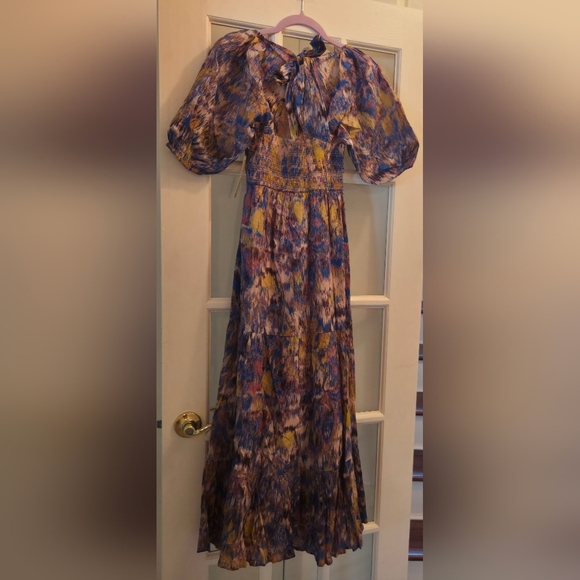 Cleobella Artistic Keely Smocked Midi Dress - Picture 8 of 8